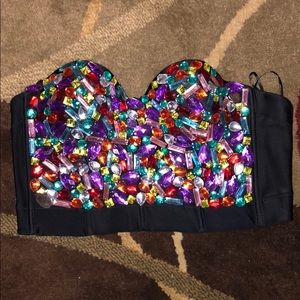 Cute and colorful bustier!